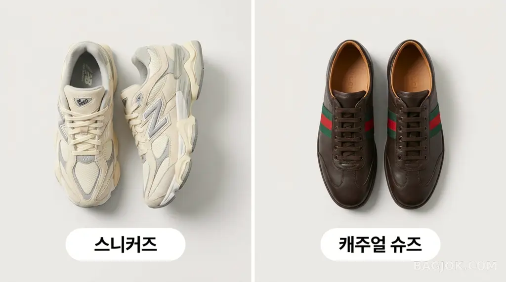 스니커즈와 캐주얼