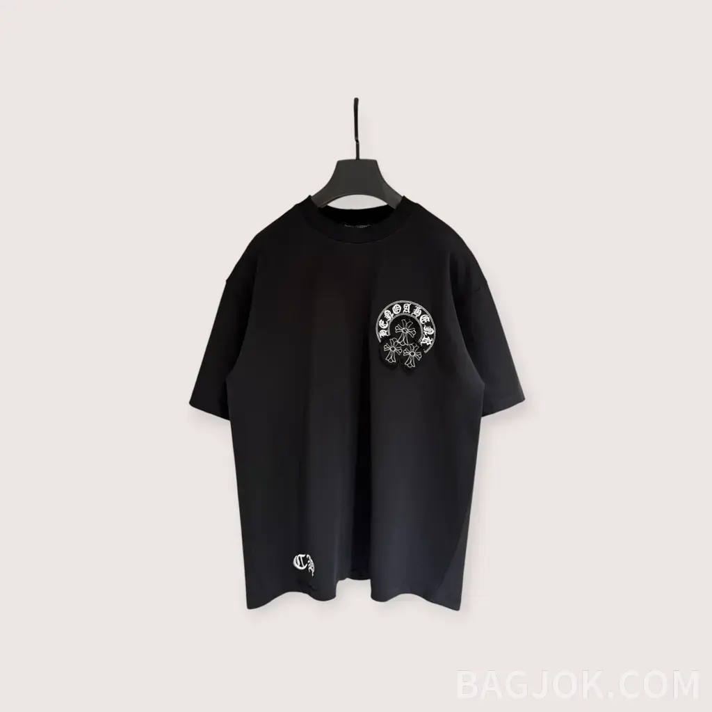 크롬하츠 아플리케 자수 티셔츠_대표이미지