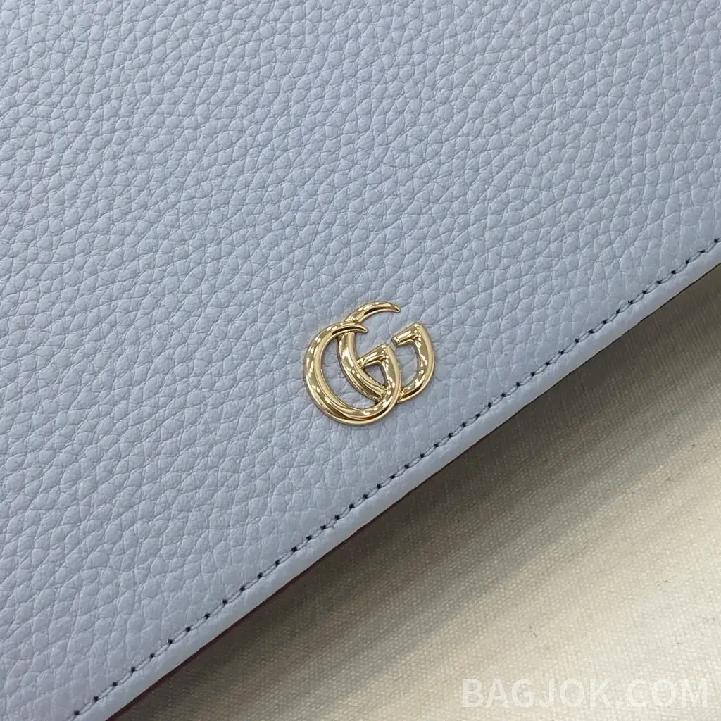 구찌 Gucci GG 마몬트 레더 금장 체인 미니 크로스백  상세 이미지
