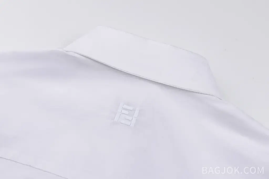 펜디 펜디 포플린 반팔 셔츠 상세 이미지