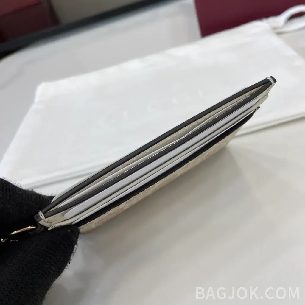 구찌 구찌 디몬트 GG 엠블럼 카드 지갑 상세 이미지