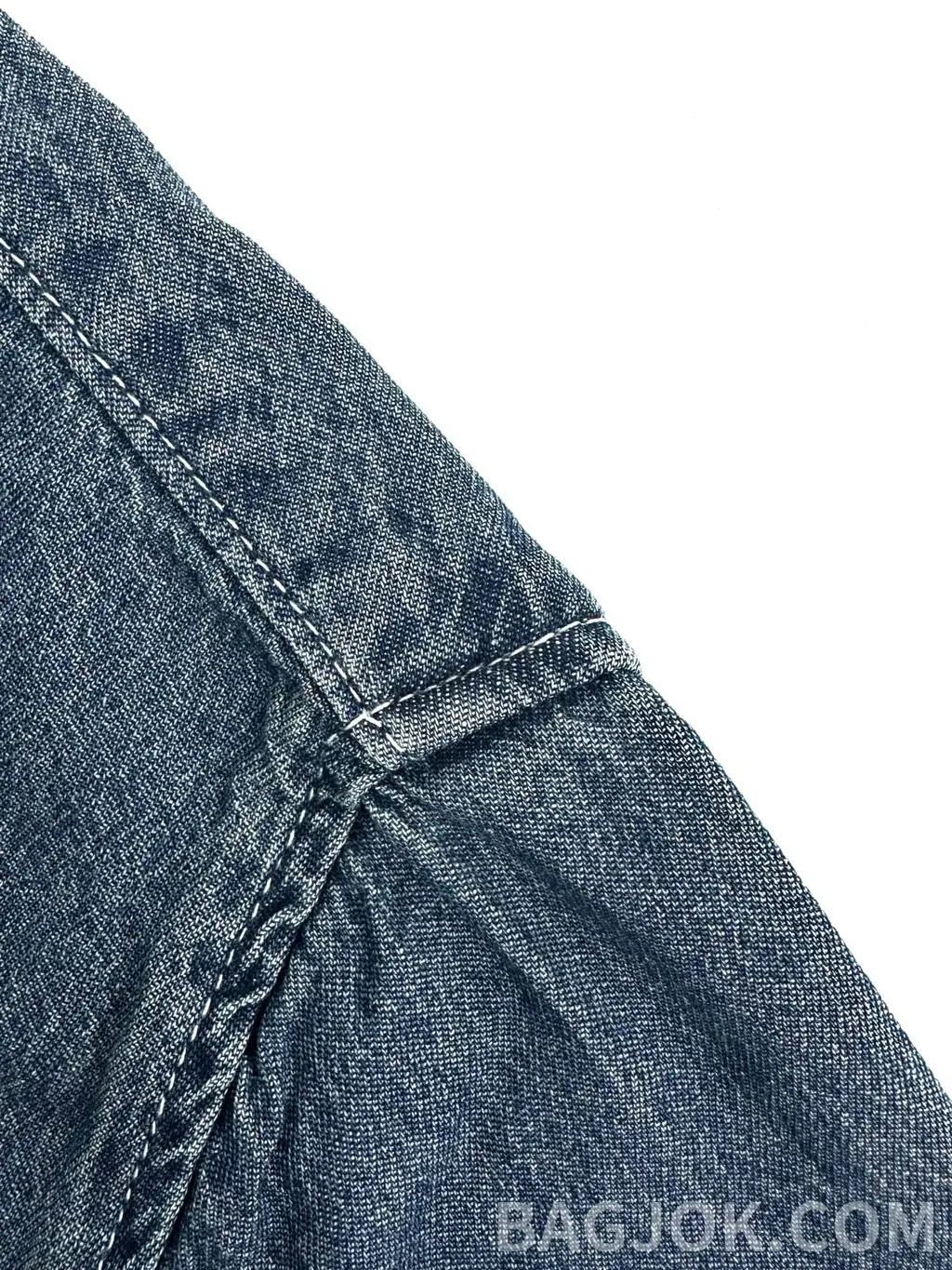셀린느 셀린느 자수 데님 반팔 셔츠 상세 이미지