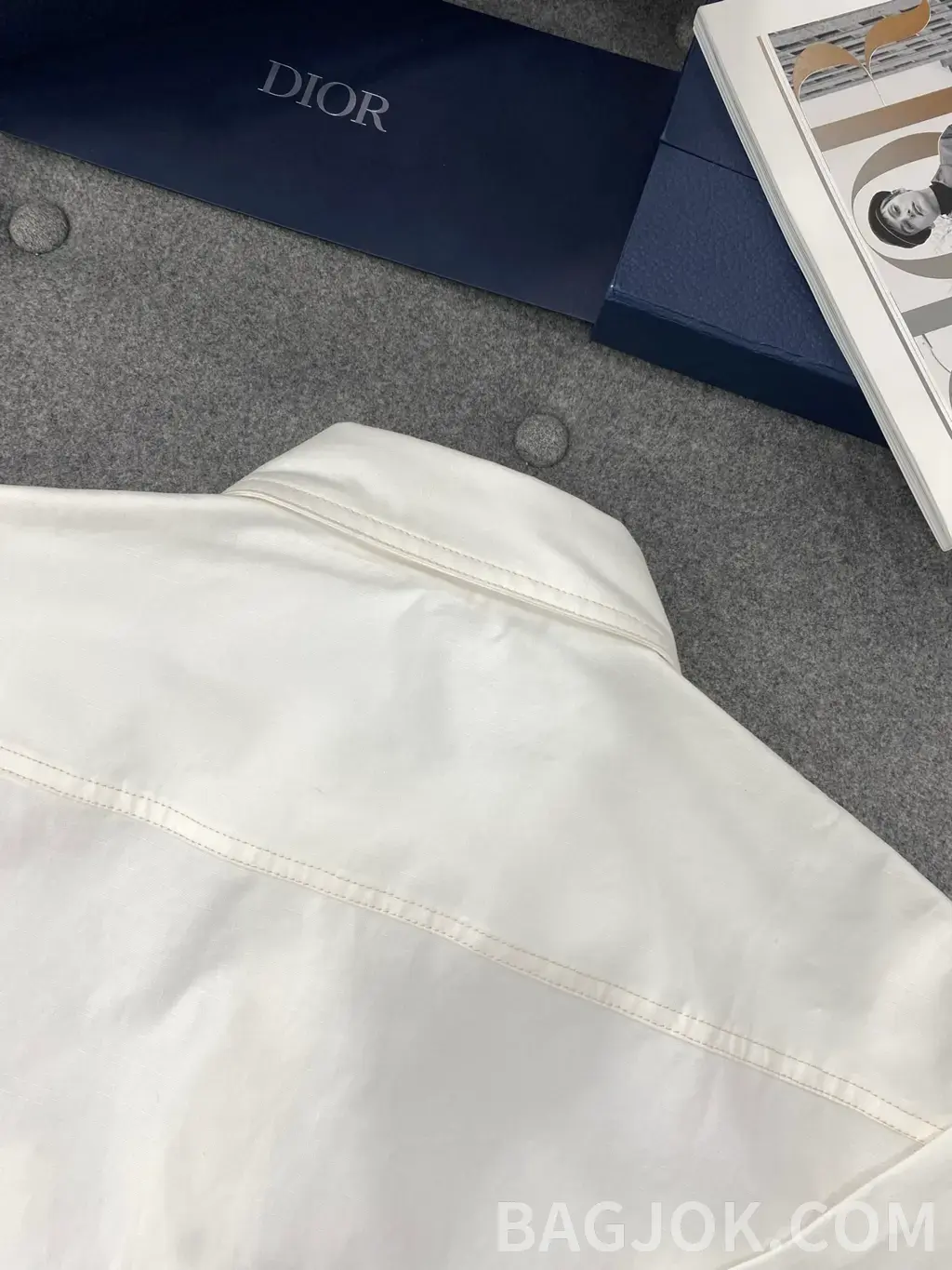 디올 디올 코튼 자수 재킷 셔츠 상세 이미지