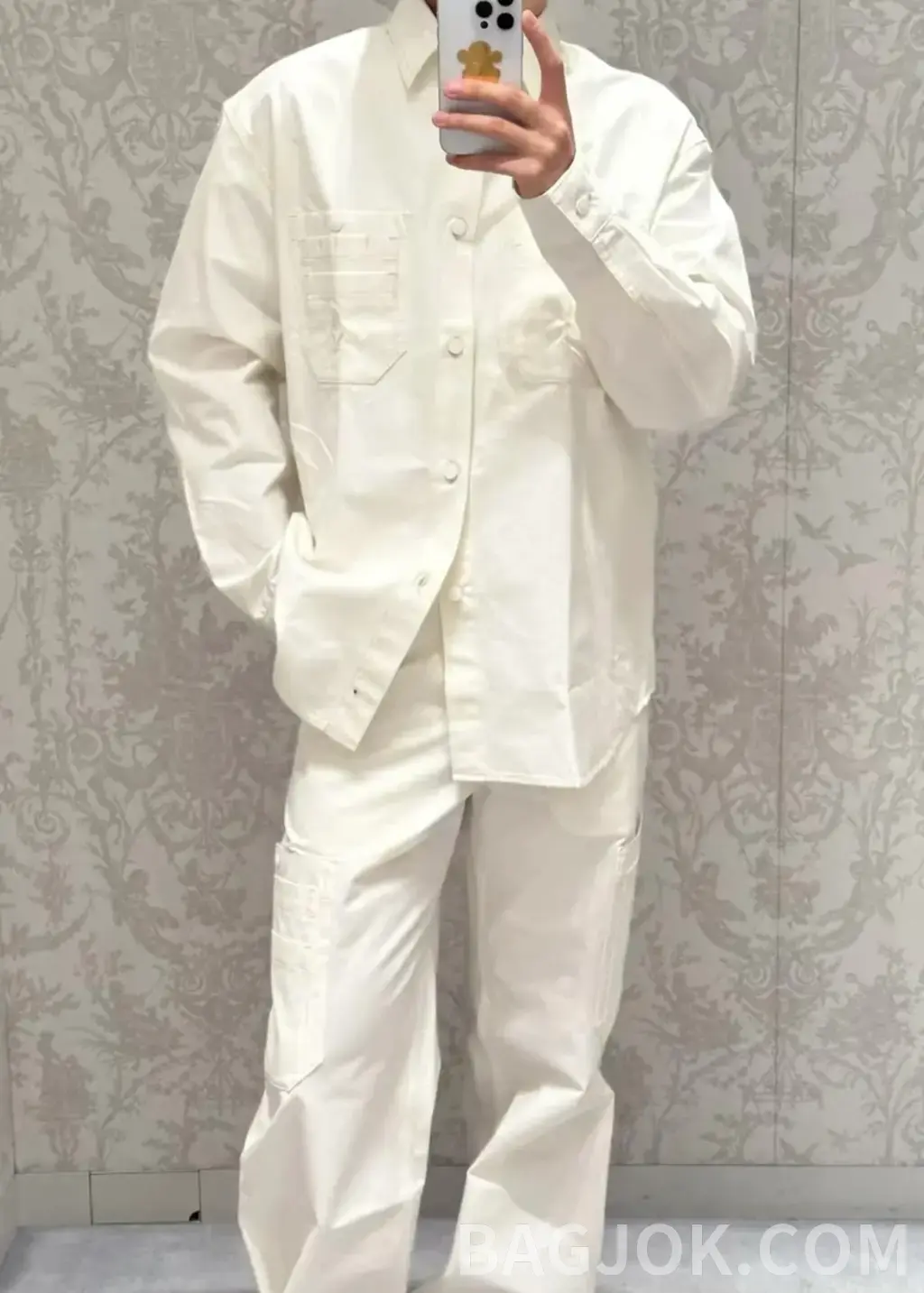 디올 디올 코튼 자수 재킷 셔츠 상세 이미지