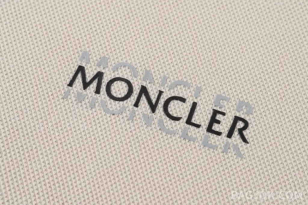 몽클레어 몽클레어 코튼 로고 레터 폴로 셔츠 상세 이미지