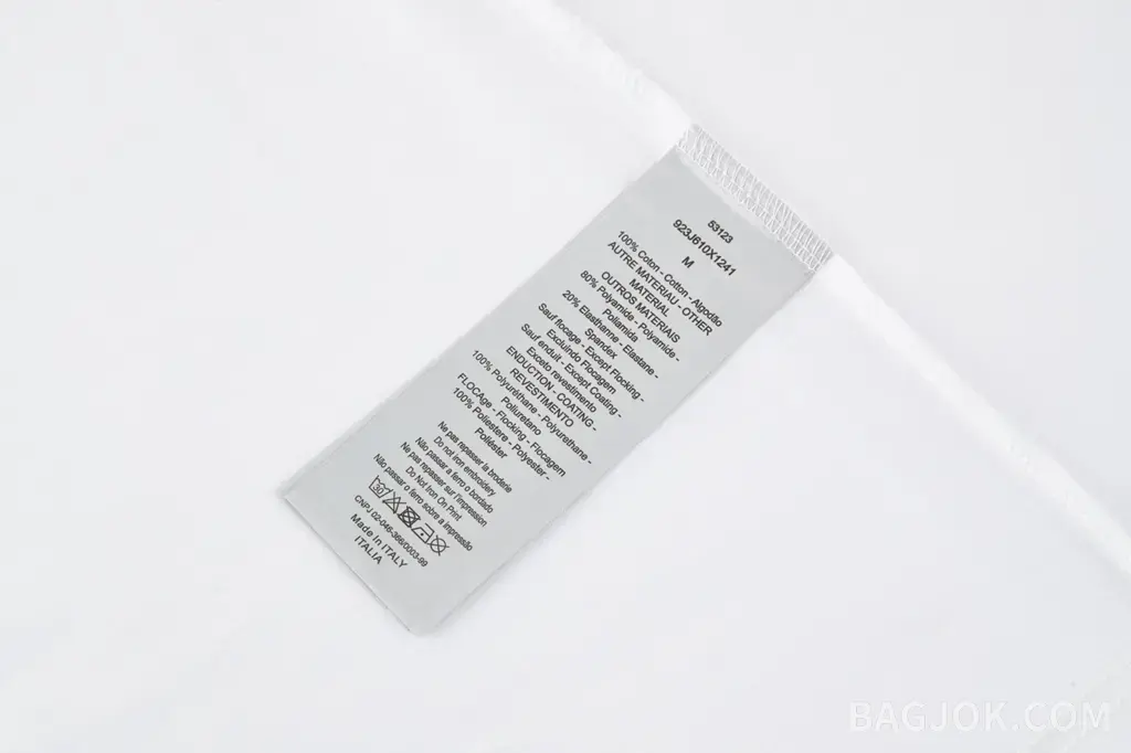 디올 디올 프린트 자수 로고 반팔 티셔츠 상세 이미지