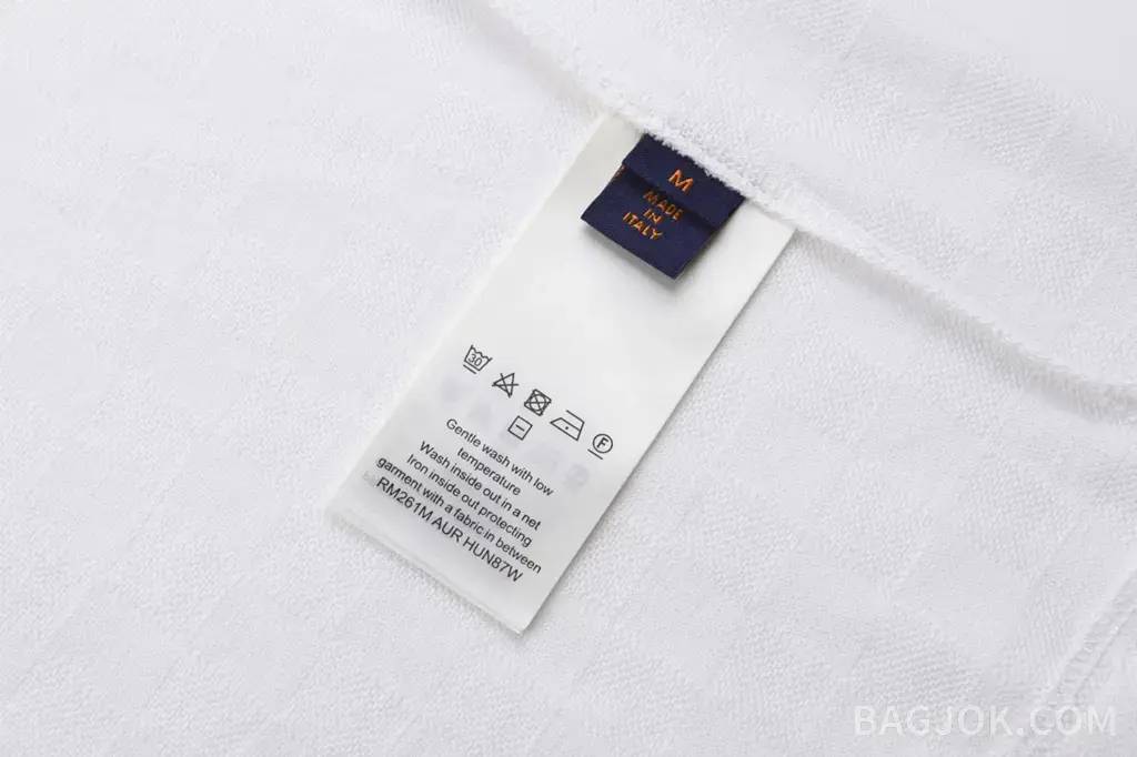 루이비통 루이비통 코튼 자카드 체크 폴로 셔츠 상세 이미지