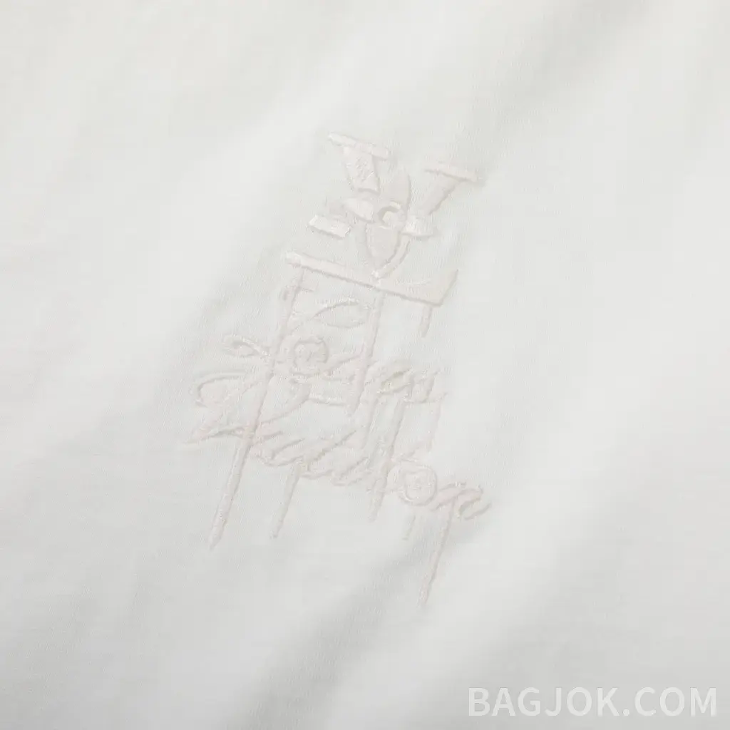 루이비통 루이비통 26SS 광변 자수 모노그램 반팔 티셔츠 상세 이미지