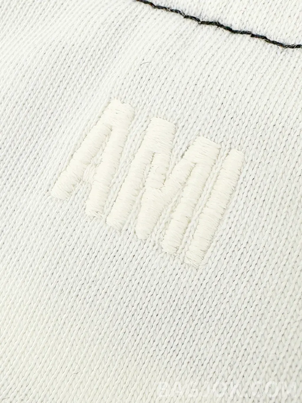 아미 아미 파리 크로셰 하트 로고 반팔 티셔츠 상세 이미지