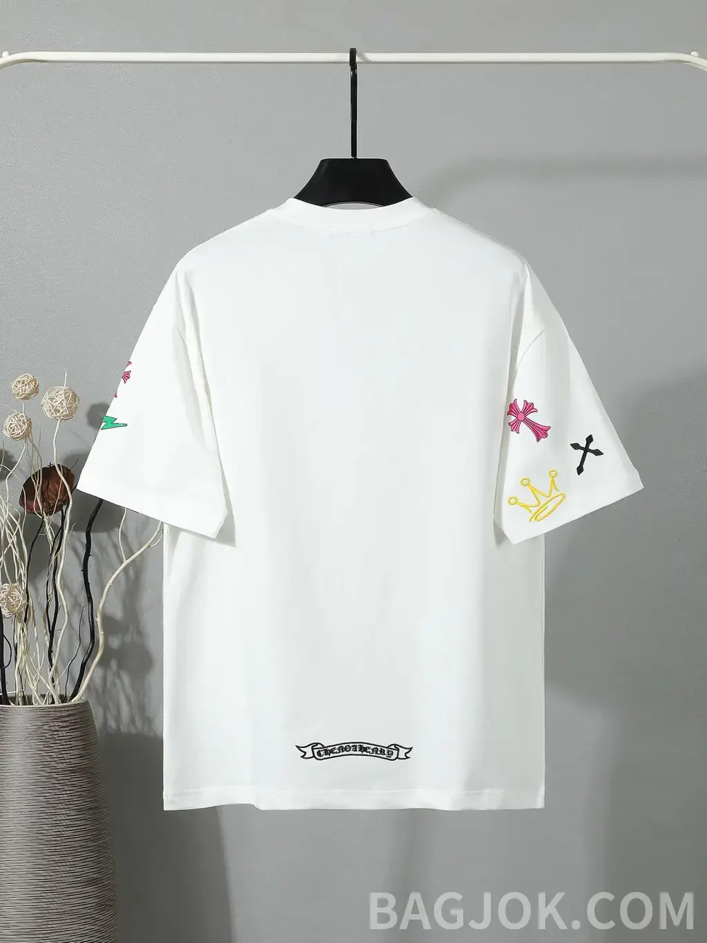 크롬하츠 크롬하츠 멀티 컬러 자수 반팔 티셔츠 상세 이미지
