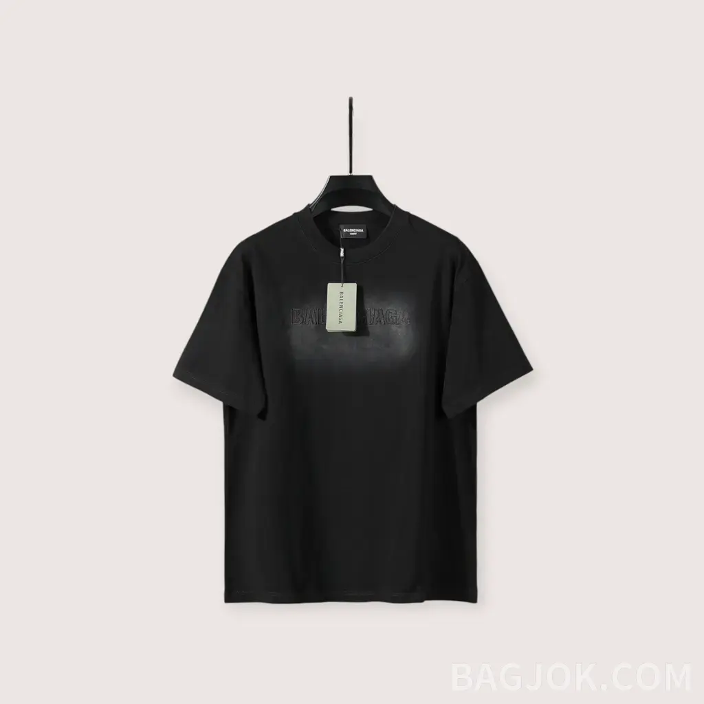 발렌시아가 26SS 자수 반팔 티셔츠_대표이미지