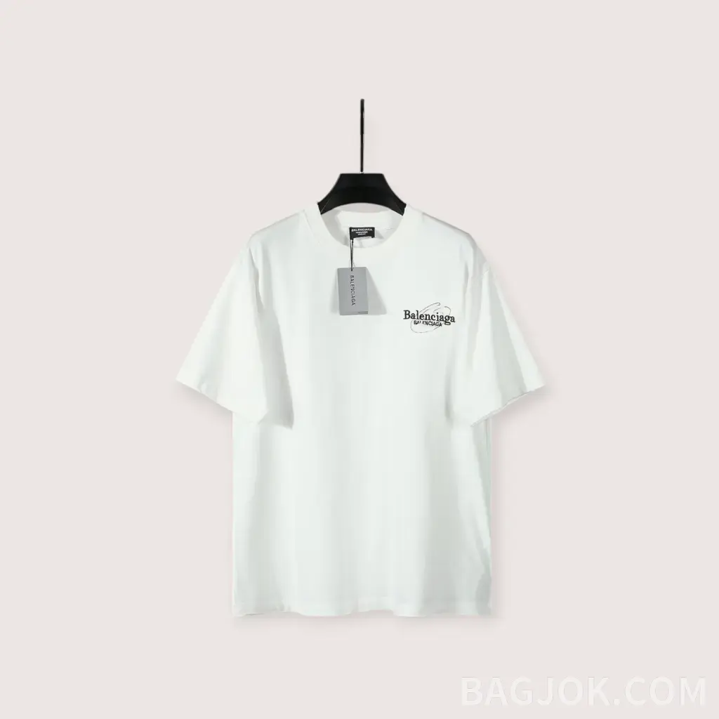 발렌시아가 26SS 자수 반팔 티셔츠_대표이미지