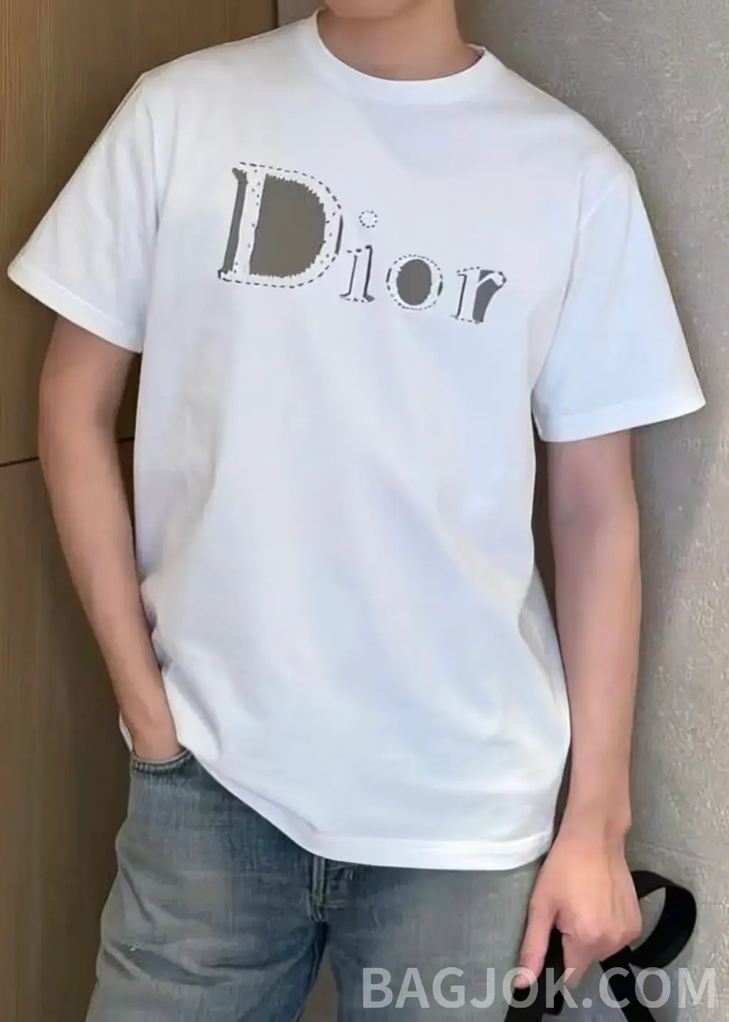디올 디올 루즈핏 반팔 티셔츠 상세 이미지