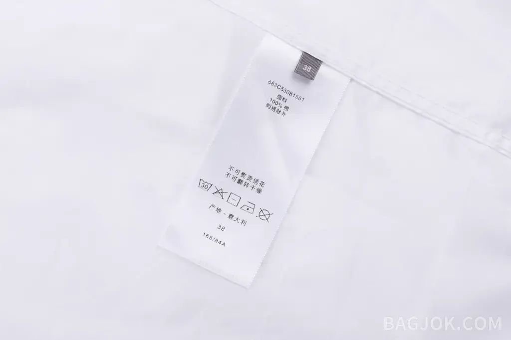 디올 디올 클로버 자수 코튼 반팔 셔츠 상세 이미지