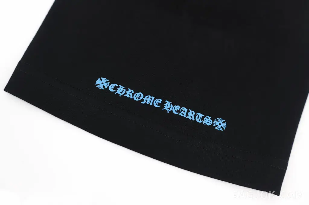 크롬하츠 크롬하츠 블루 크로스 그래픽 반팔 티셔츠 상세 이미지