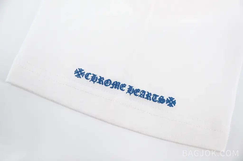 크롬하츠 크롬하츠 블루 크로스 그래픽 반팔 티셔츠 상세 이미지