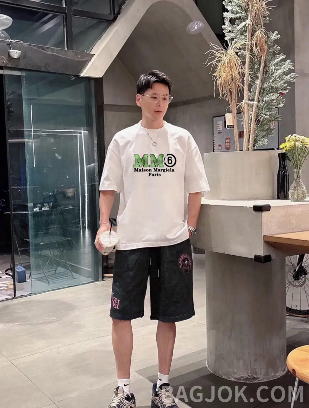 메종 마르지엘라 메종 마르지엘라 25SS 그래픽 반팔 티셔츠 상세 이미지