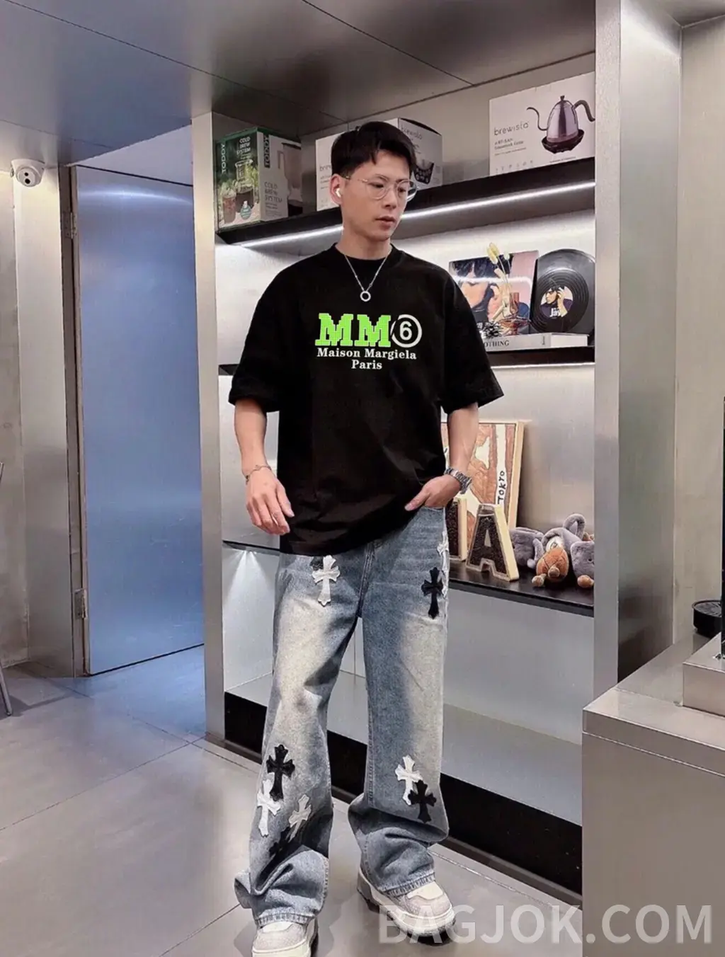 메종 마르지엘라 메종 마르지엘라 25SS 그래픽 반팔 티셔츠 상세 이미지
