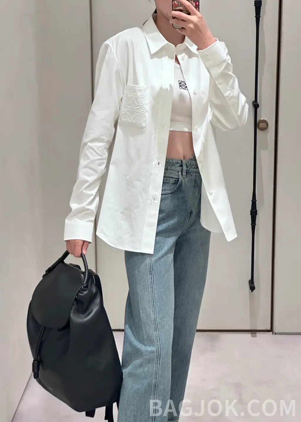 로에베 로에베 클래식 코튼 셔츠 상세 이미지