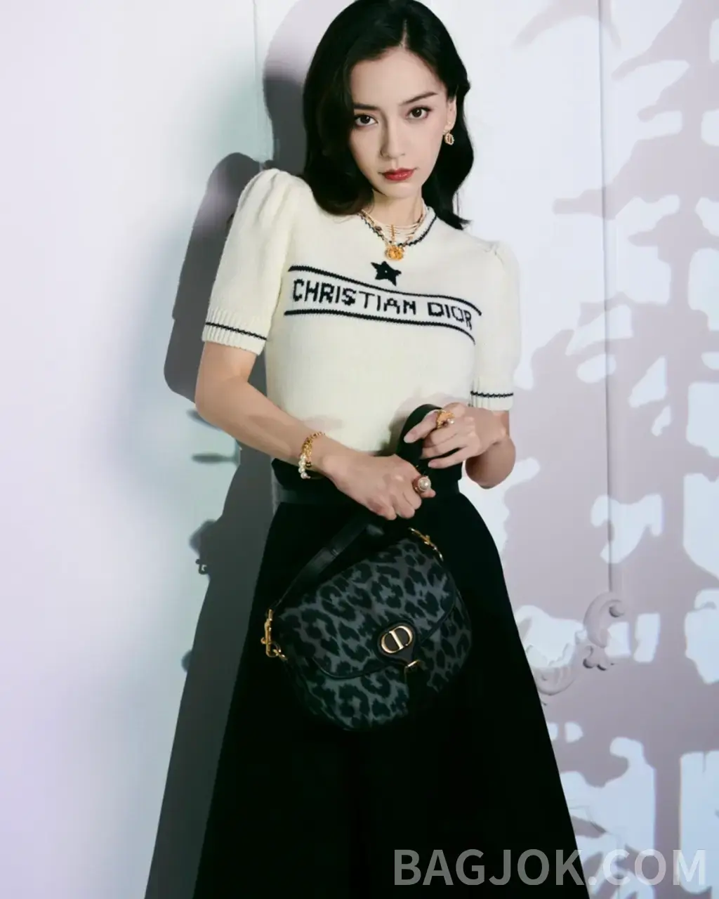 디올 디올 럭키스타 반팔 니트 상세 이미지