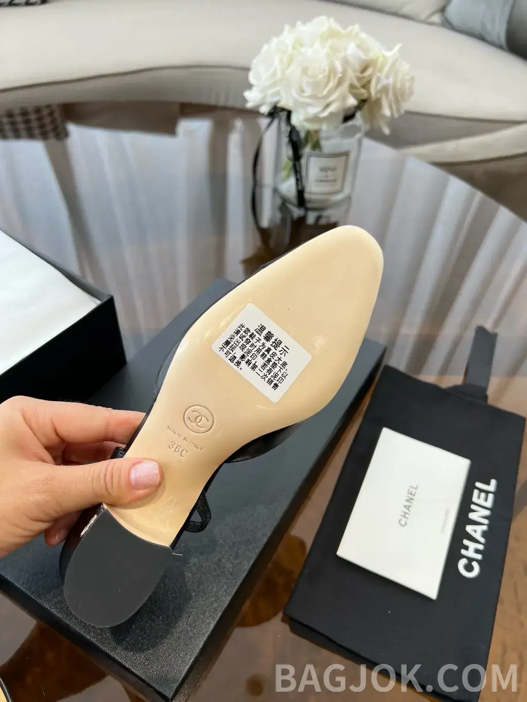 샤넬 샤넬 슬링백 힐 상세 이미지