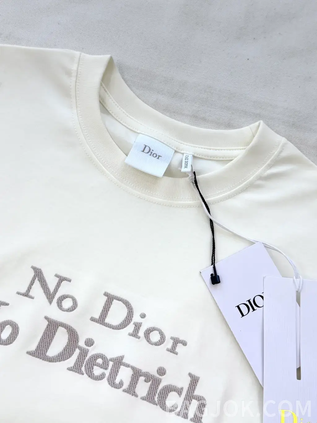 디올 디올 No Dior No Dietrich 프린트 반팔 티셔츠 상세 이미지