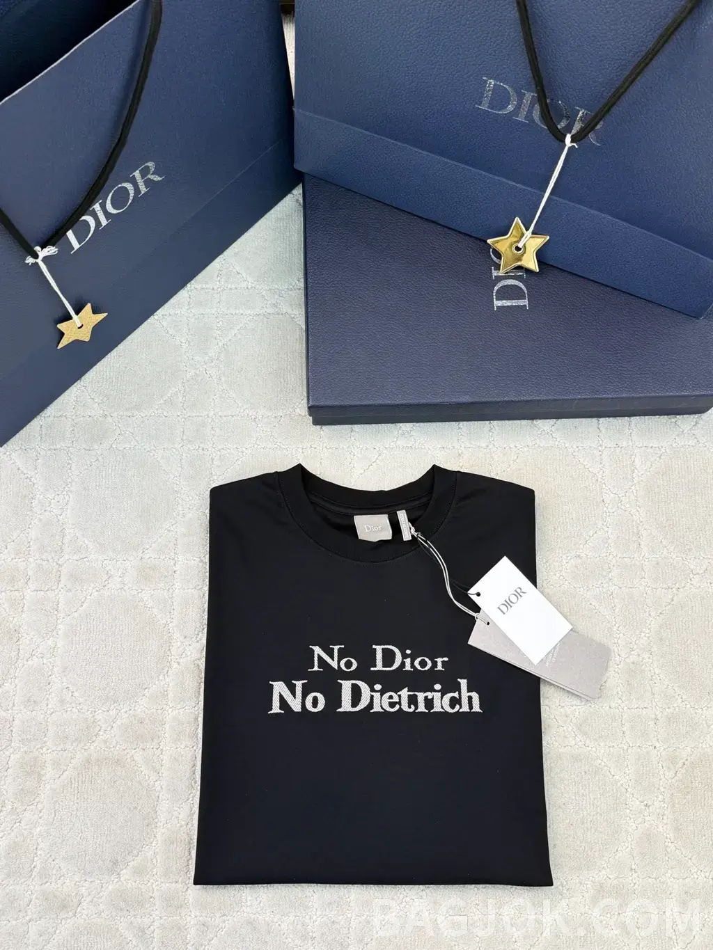 디올 디올 No Dior No Dietrich 프린트 반팔 티셔츠 상세 이미지
