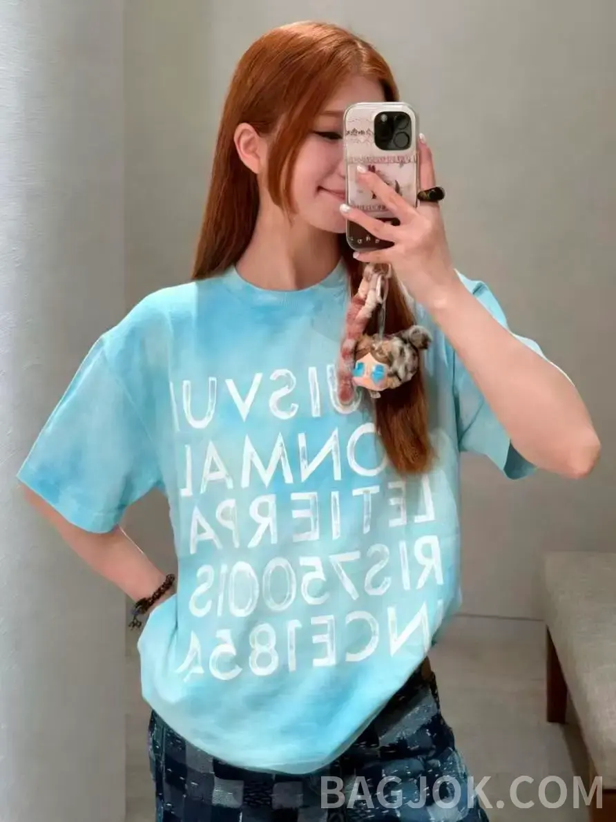 루이비통 루이비통 아이스 다이 그래픽 반팔 티셔츠 상세 이미지