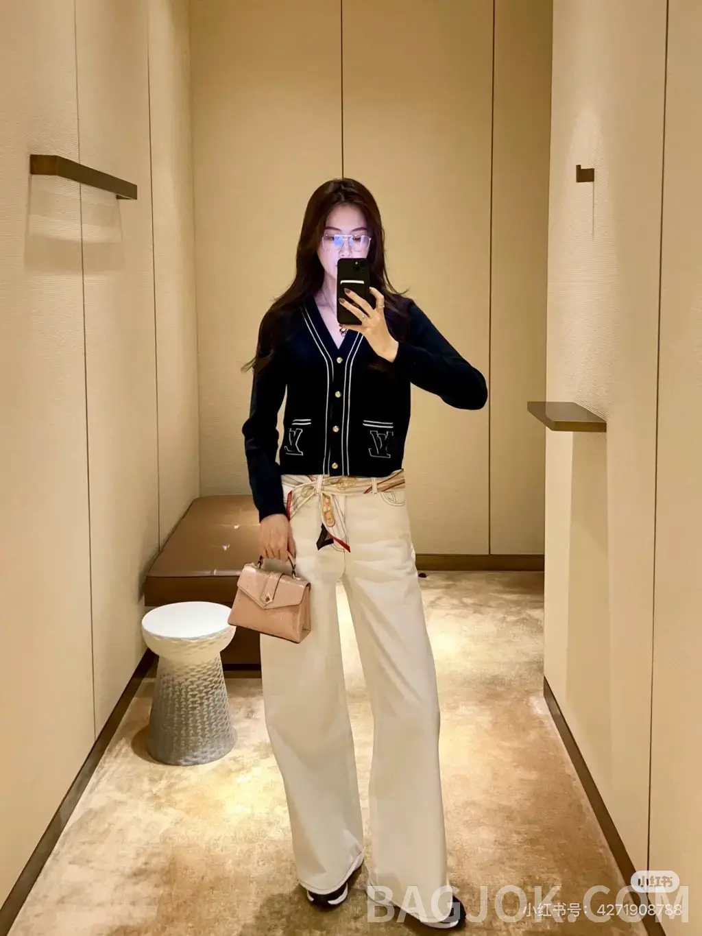 루이비통 루이비통 노티컬 LV 크롭 가디건 상세 이미지