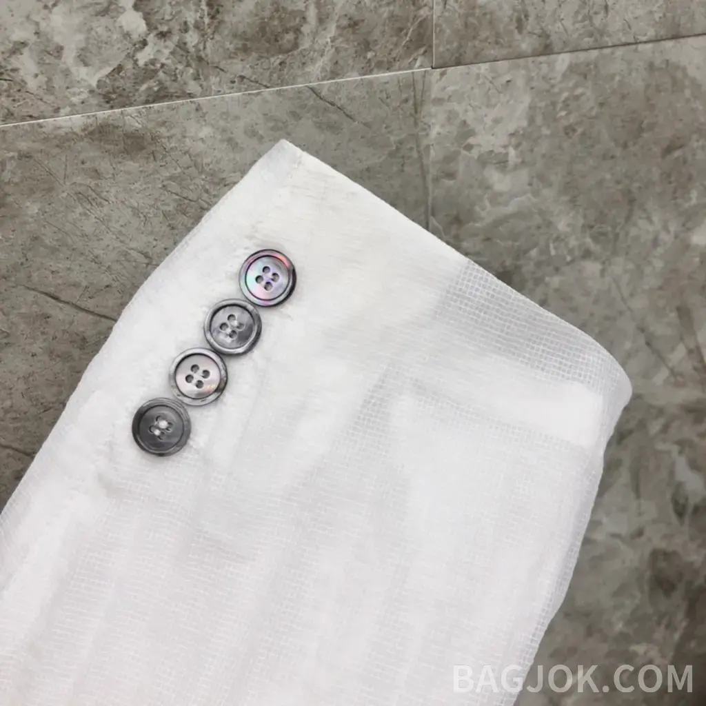 톰브라운 톰브라운 RWB 스트라이프 린넨 블레이저 상세 이미지