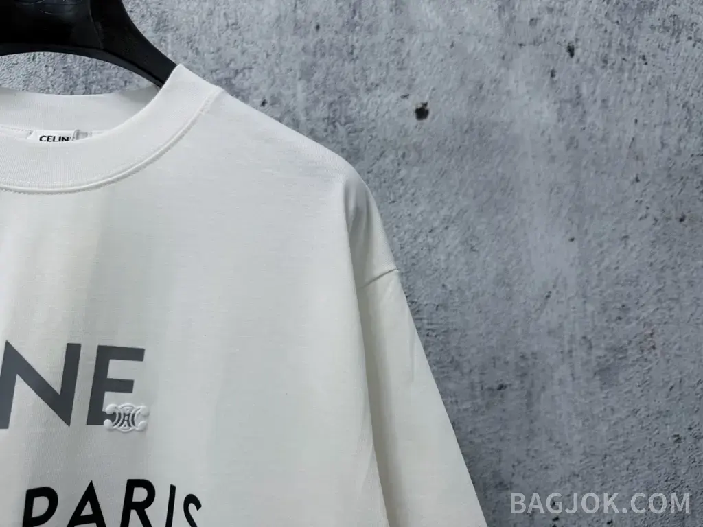 셀린느 셀린느 커플 CELINE PARIS 오버핏 반팔 티셔츠 상세 이미지