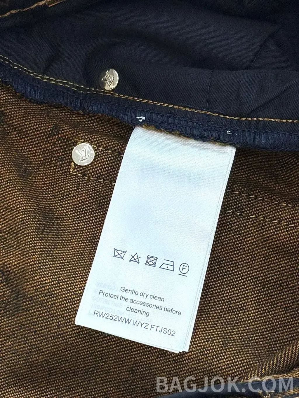 루이비통 루이비통 올오버 모노그램 데님 와이드 팬츠 상세 이미지