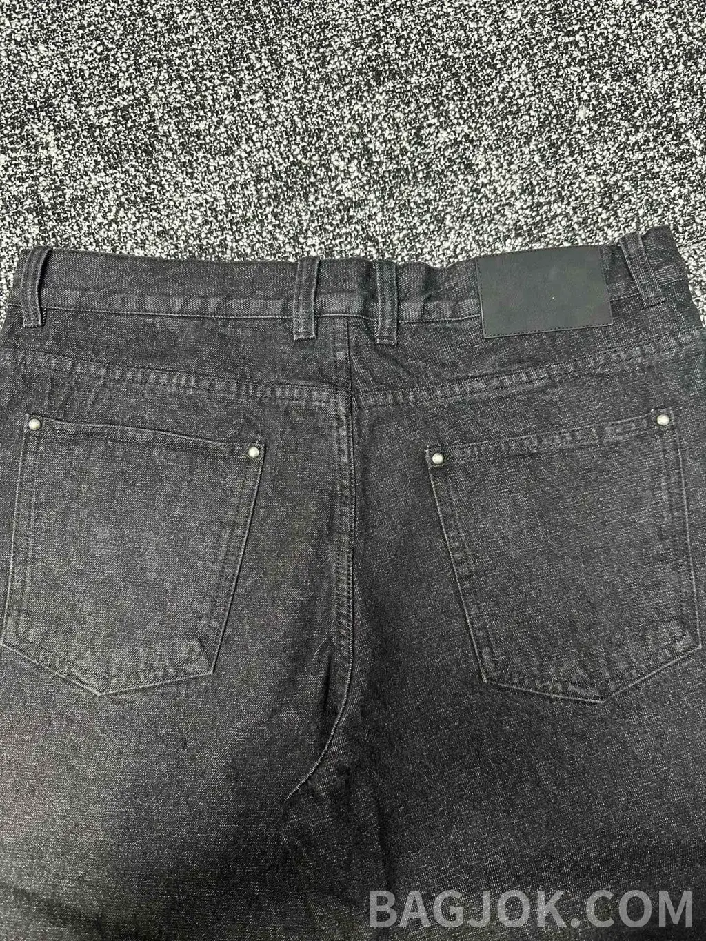 루이비통 루이비통 디스트레스드 모노그램 와이드 데님 팬츠 상세 이미지