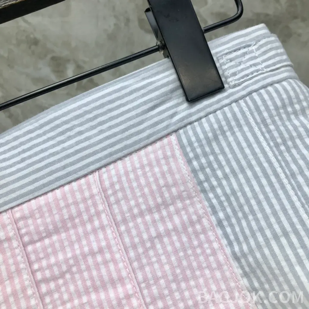 톰브라운 톰브라운 멀티 스트라이프 나이프 플리츠 미니 스커트 상세 이미지