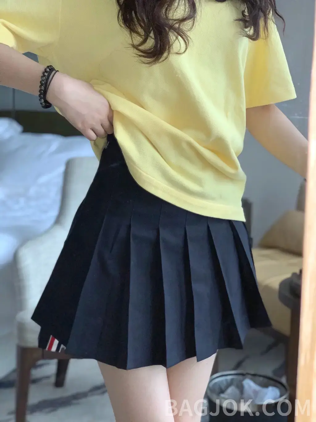 톰브라운 톰브라운 클래식 나이프 플리츠 미니 스커트 상세 이미지