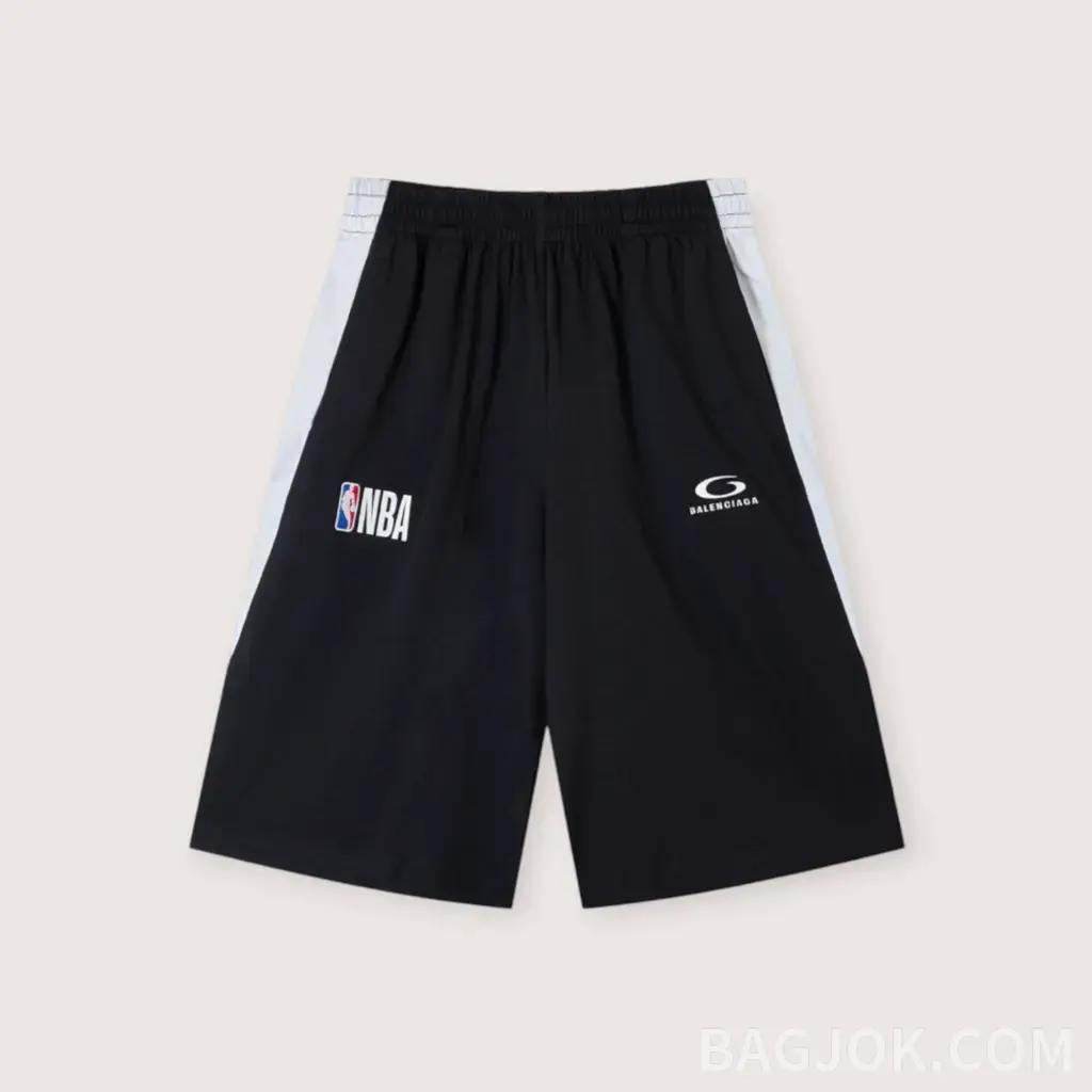 발렌시아가 × NBA 콜라보 사이드 패널 쇼츠_대표이미지