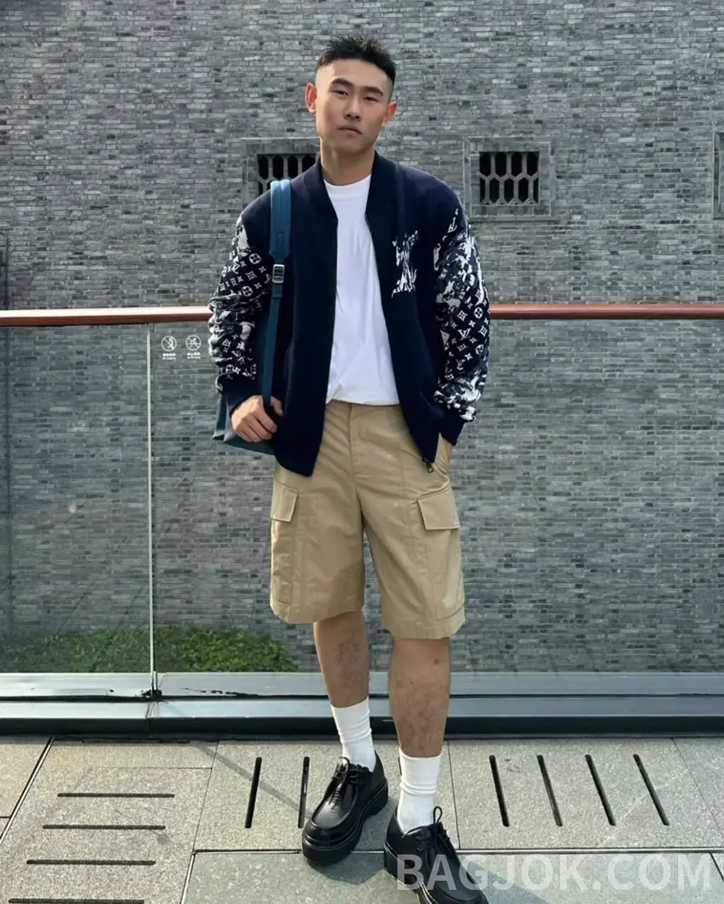 루이비통 루이비통 모노그램 자카드 카고 숏팬츠 상세 이미지