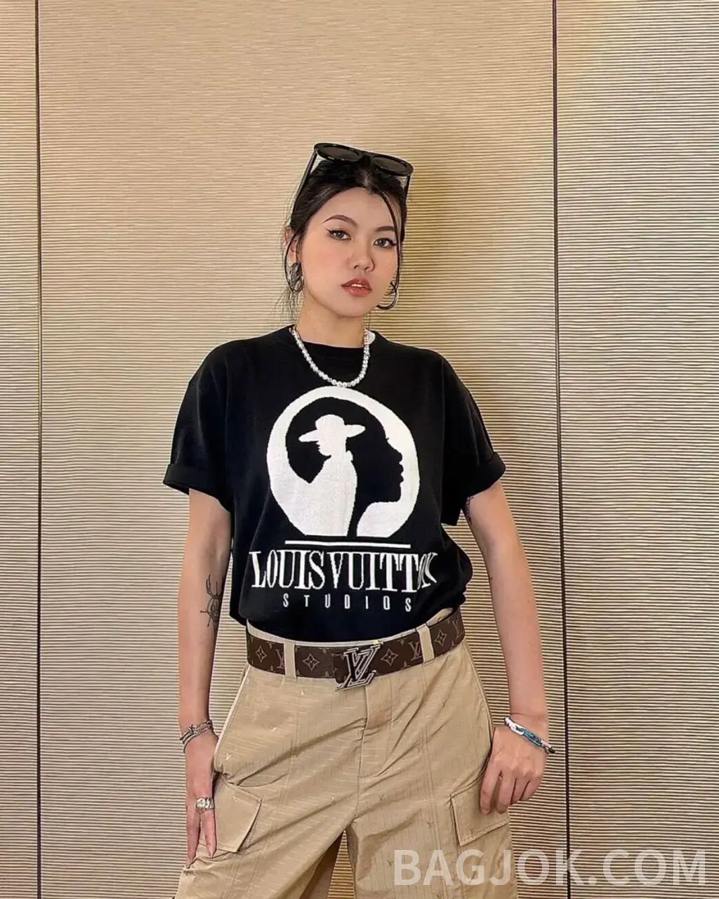 루이비통 루이비통 모노그램 자카드 카고 숏팬츠 상세 이미지