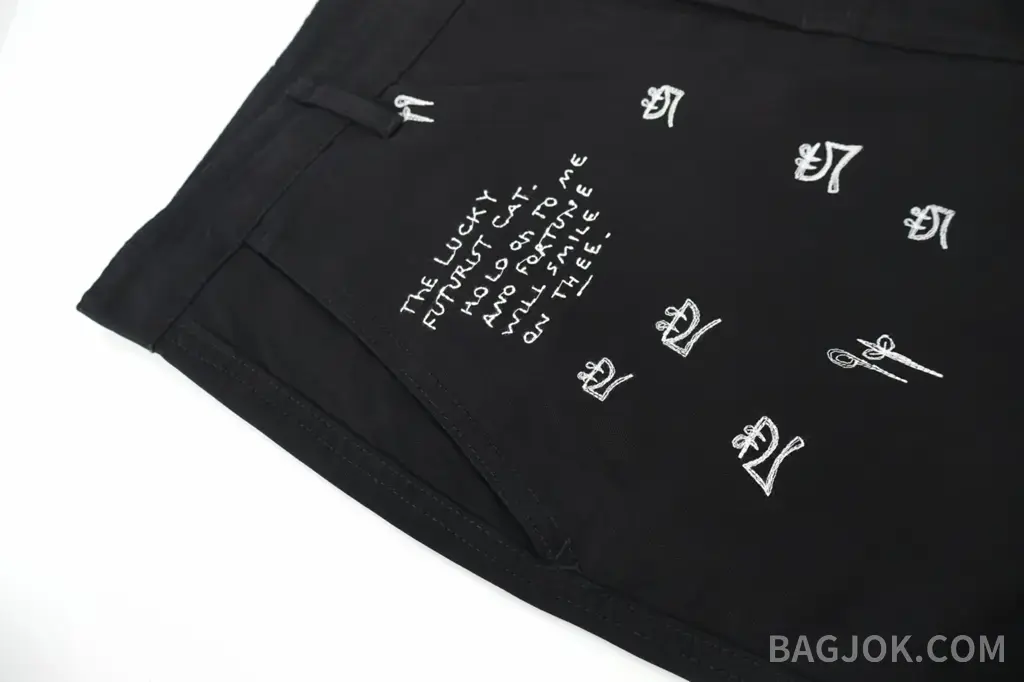 로에베 로에베 루이스웨인 캣 그래픽 자수 데님 팬츠 상세 이미지