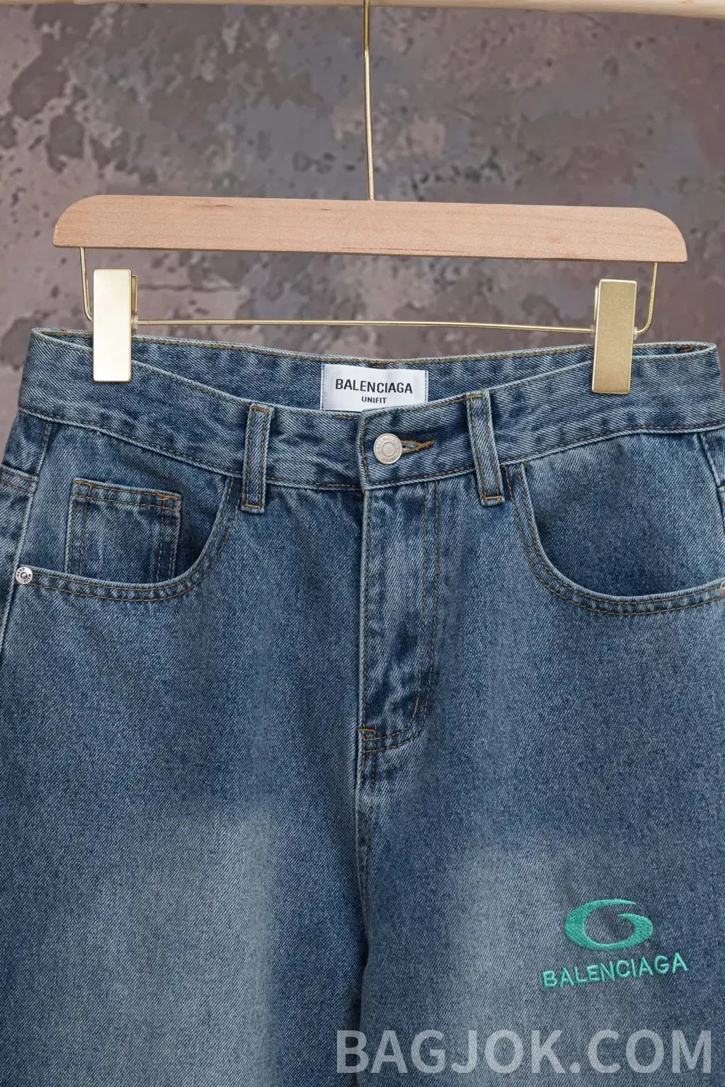 발렌시아가 발렌시아가 시그니처 G 로고 데님 팬츠 상세 이미지