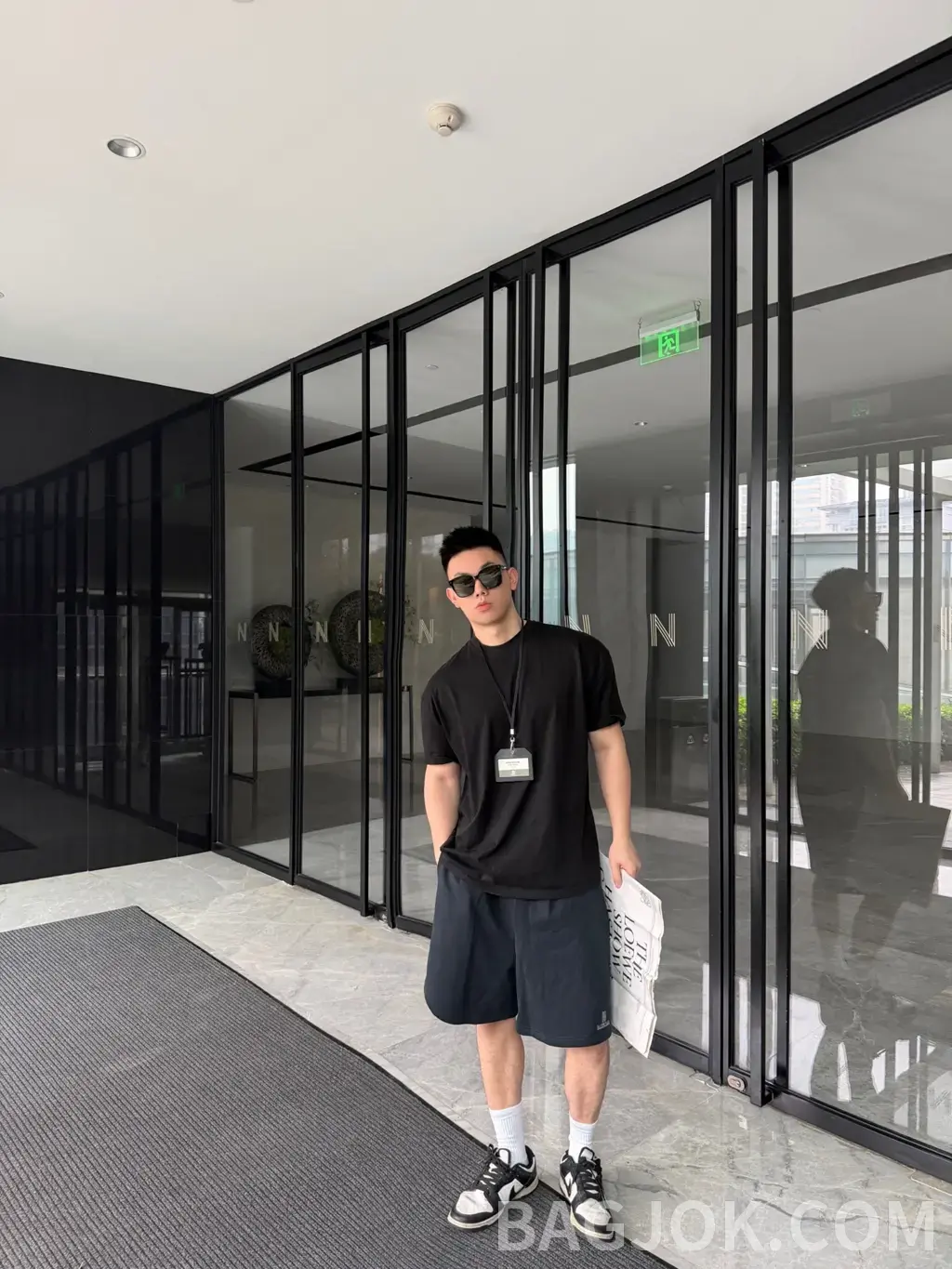 발렌시아가 발렌시아가 나노 BB 자수 스웨트 숏팬츠 상세 이미지