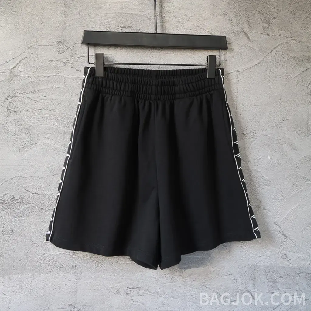 발렌시아가 발렌시아가 사이드 BB 로고 트레이닝 숏팬츠 상세 이미지