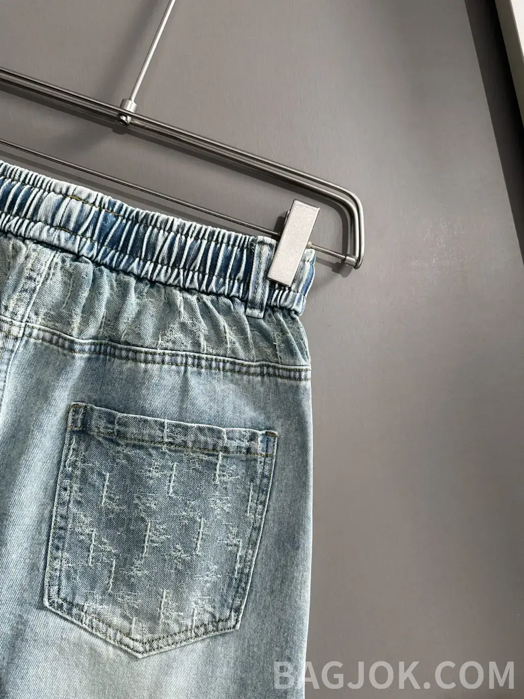 루이비통 루이비통 LV 자수 데님 숏팬츠 상세 이미지