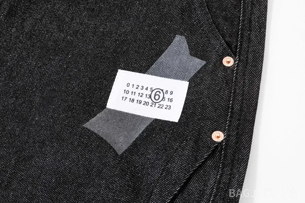 메종 마르지엘라 MAISON MARGIELA 넘버링 테이프 데님 쇼츠 상세 이미지