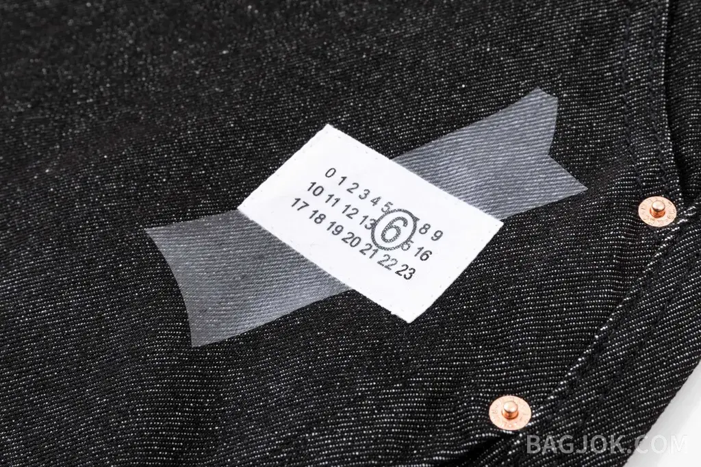 메종 마르지엘라 MAISON MARGIELA 넘버링 테이프 데님 쇼츠 상세 이미지