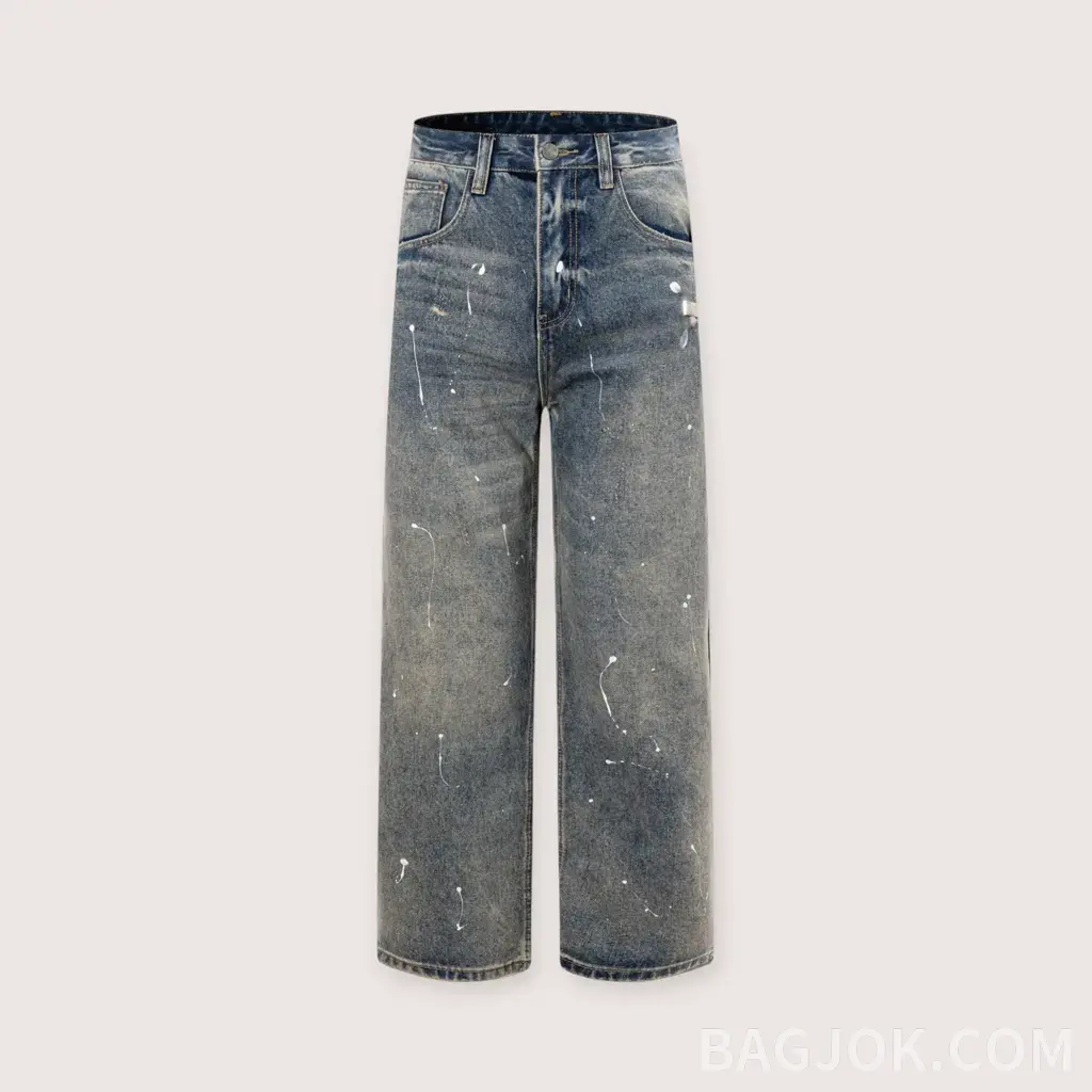 MAISON MARGIELA 넘버링 페인트 데님 팬츠_대표이미지