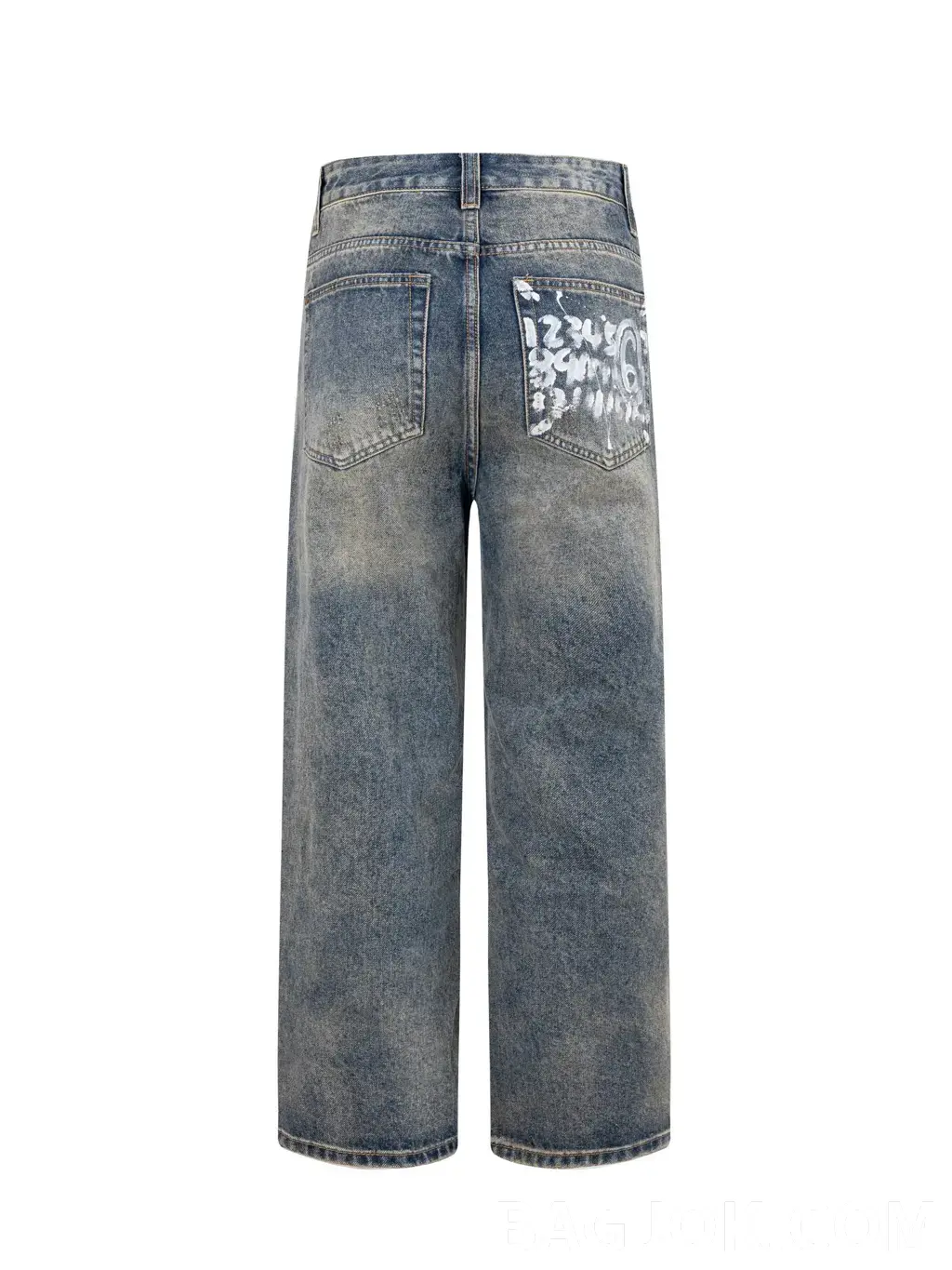 메종 마르지엘라 MAISON MARGIELA 넘버링 페인트 데님 팬츠 상세 이미지