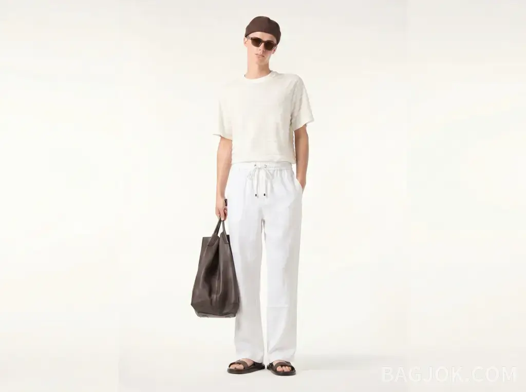 로로피아나 LORO PIANA 린넨 와이드 팬츠 상세 이미지