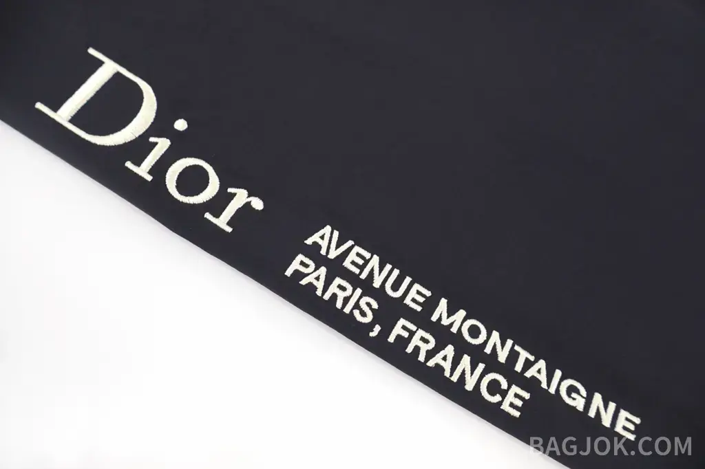 디올 DIOR 아베뉴 몽테뉴 레터링 트랙 팬츠 상세 이미지