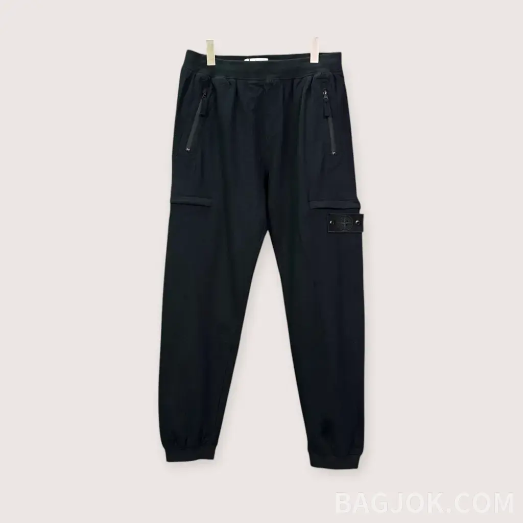 STONE ISLAND 컴퍼스 로고 카고 조거 팬츠_대표이미지